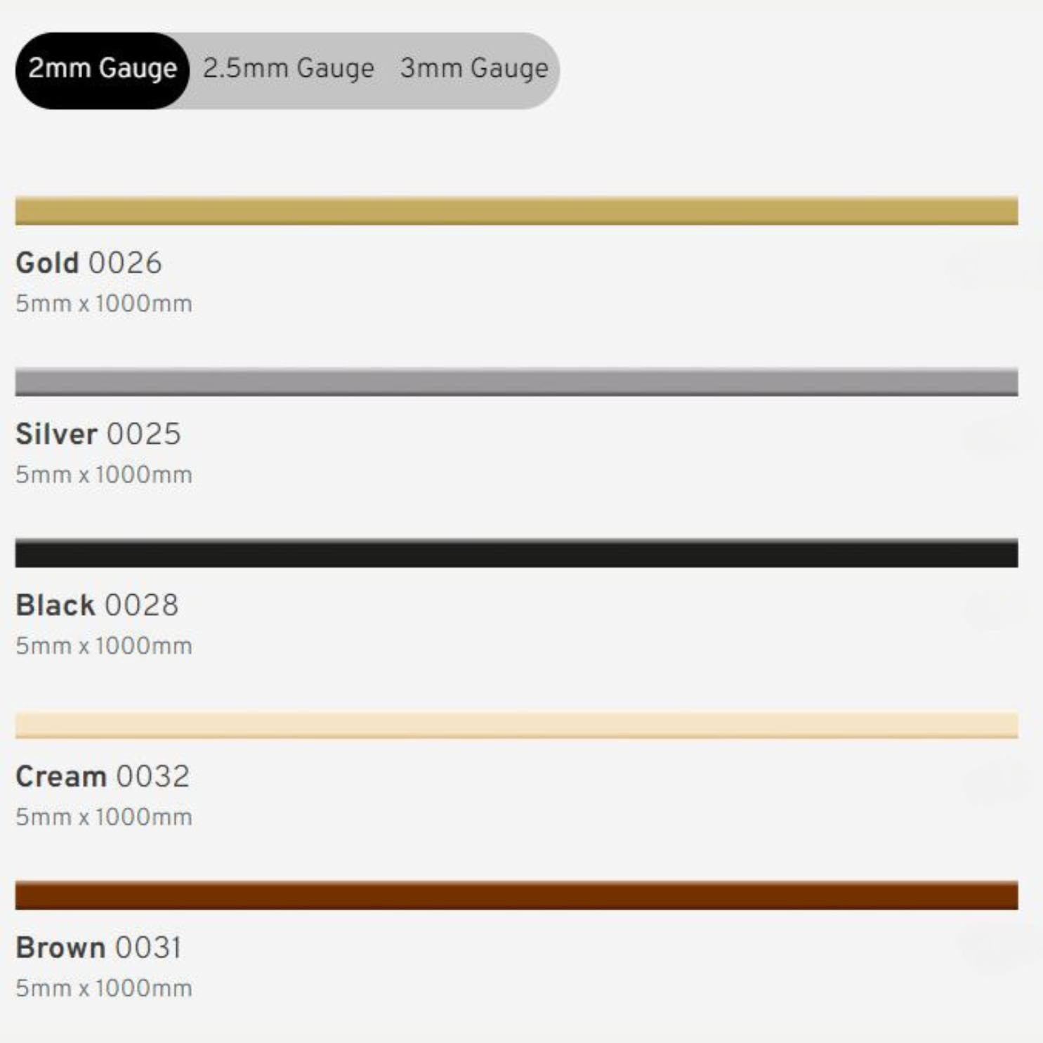 Polyflor Standard Feature Strip - Solid Black