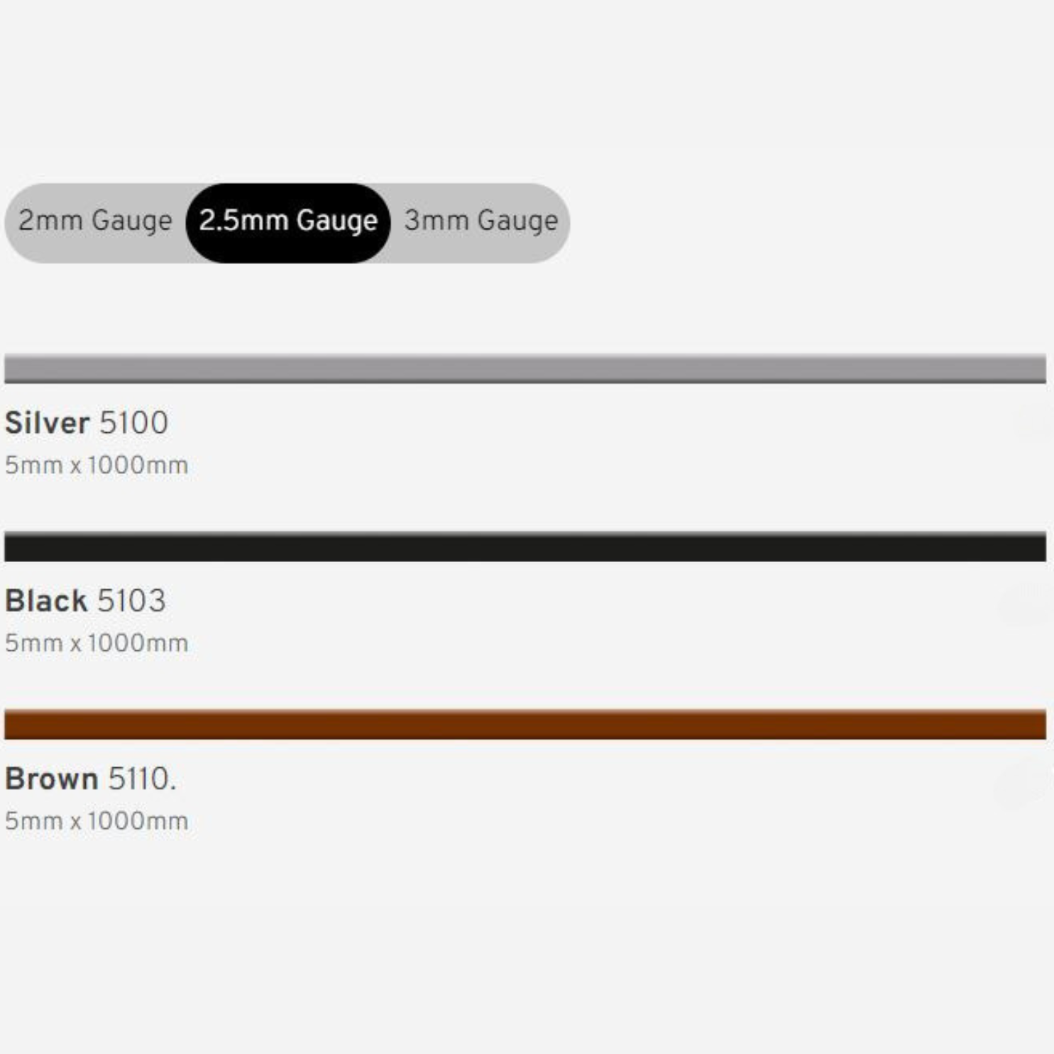 Polyflor Standard Feature Strip - Silver